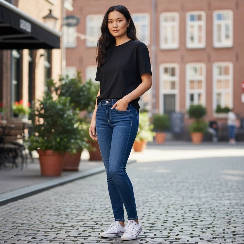 Denizen from Levi's Juniors Size 7 Waist 28 High Rise Super Skinny Jeggings Chic - Picture 4 of 15